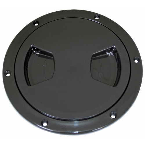 Inspection Port Std Black 170mm Overall Round 