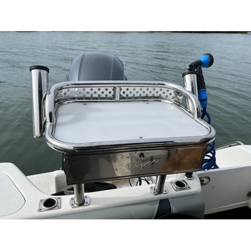 SS Removable Bait Board Viper Pro 50002 Incl Legs Kit & Rod Holders - Stainless
