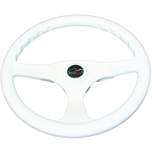 Steering Wheel - 340mm Multiflex Alpha White