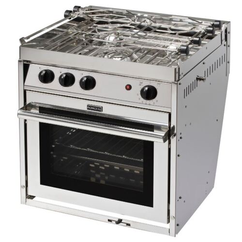 Force 10 - 3 Burner Stove with Oven & Grill - A31 - Stainless Steel - Gimballed