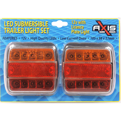 LED Submersible Trailer Lights (Pair) - Axis