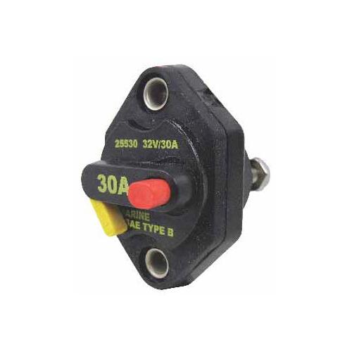 Circuit Breaker 255 15A - Panel Mount - NON Threaded - Mini Size