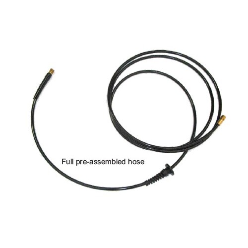 Pre-Made 1m HD Hydraulic Flex Boat Steering Hose with Swaged Threaded Fittings - (Each)