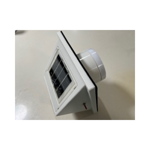 Solar Vent - Vertical Wall Mount White