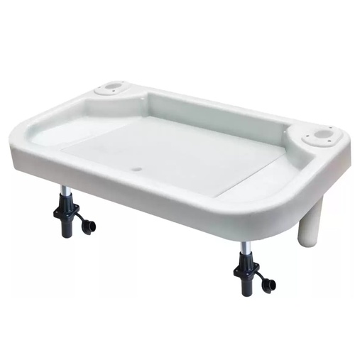 Deluxe Fillet Table Bait Board 850 x 460 with Plastic Rod Holders MA 109-1