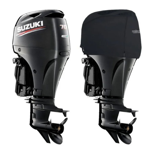 Vented Half Outboard Cover S20-V Black Suits Most Suzuki DF70A  DF80A  DF90A Post 2008 