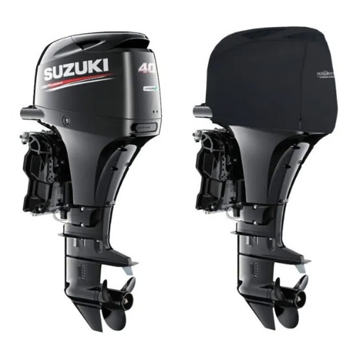 Vented Half Outboard Cover S25-V Black Suits Most Suzuki DF40A DF50A DF60A 3 Cyl Post 2010