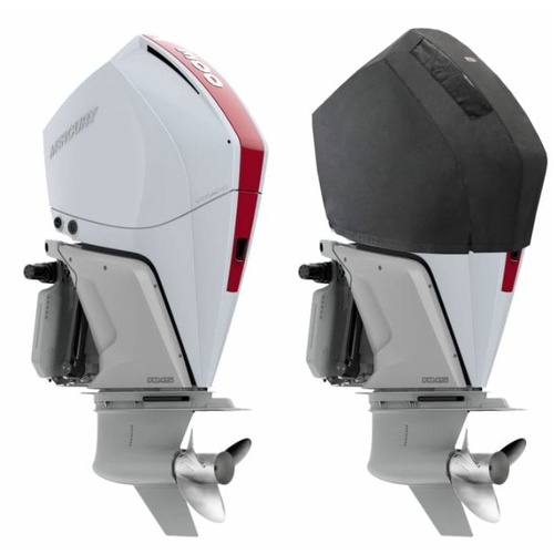 Vented Black Cover M000-V for Verado 250HP to 450HP  V8 4.6L 4 Stroke Outboard Post 2018