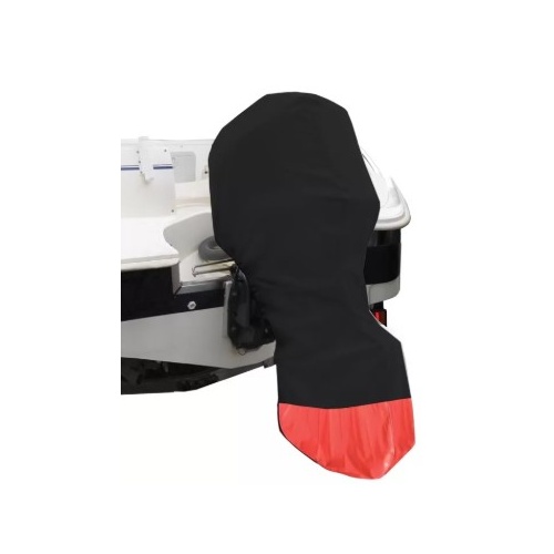 Univ Full Cover MA 075-9LBK  Suits 200HP - 300HP LONG LEG Outboards Black
